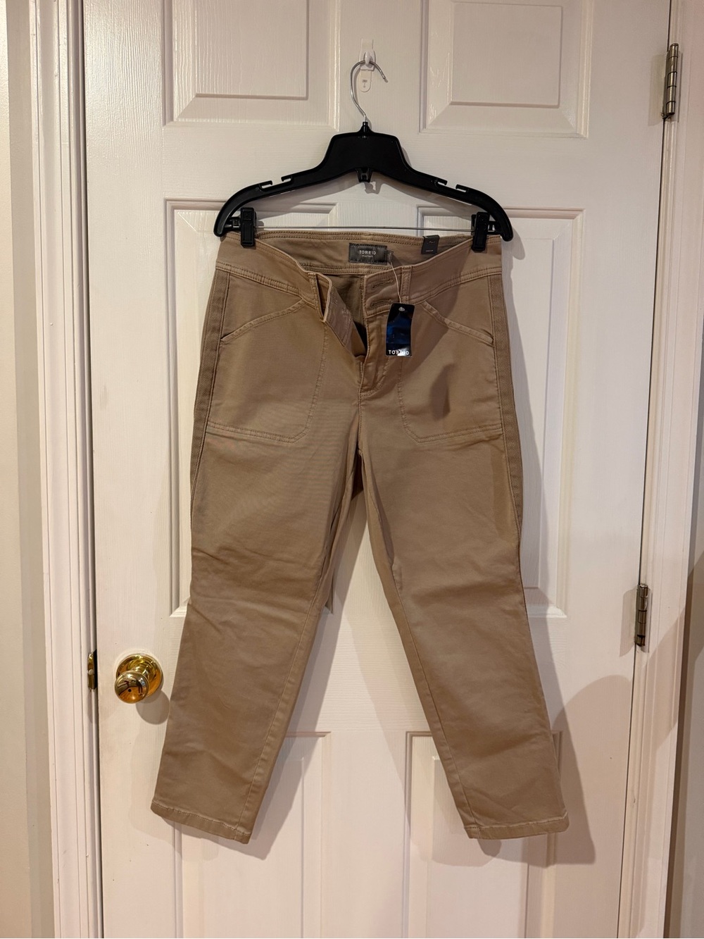 Crop Aviator Skinny Stretch Twill Mid-Rise Pant